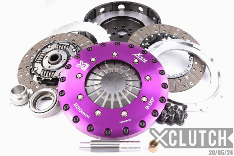 XCLUTCH XKNI23530-2A - XCLXKNI23530-2A - XClutch 89-94 Nissan Skyline GT-R 2.6L 10.5in Twin Sprung Organic Clutch Kit - Shipped in Europe - Tuningsupply.com