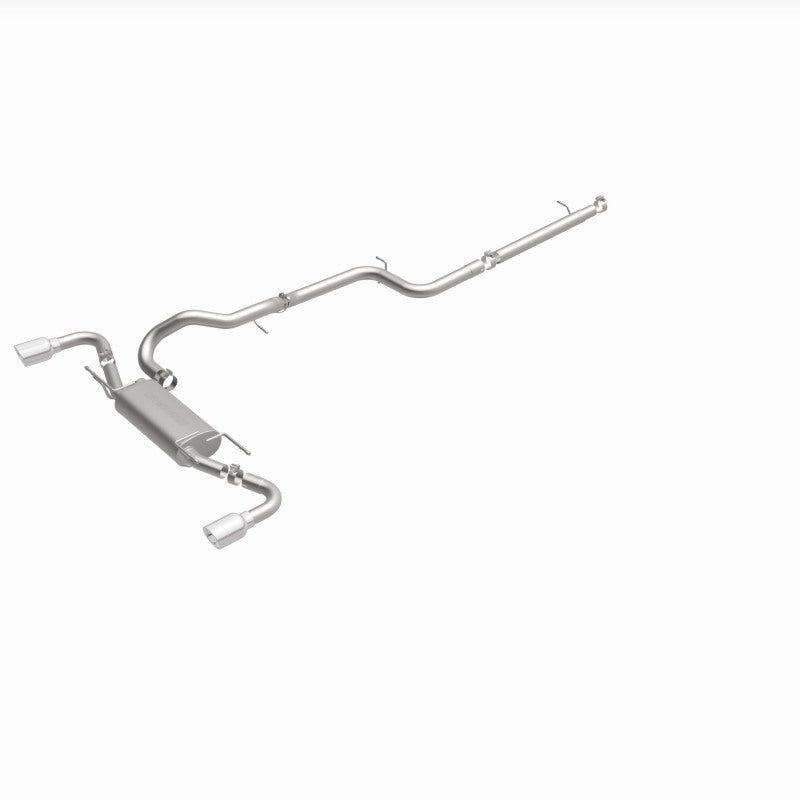 Magnaflow 15146 - MAG15146 - MagnaFlow 10-12 Mazda 3 L4 2.5L Hatchback Split Rear Exit Stainless Cat Back Performance Exhaust - Shipped in Europe - Tuningsupply.com