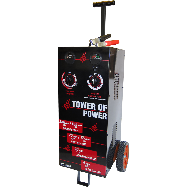 AutoMeter WC-7028 - ATMWC-7028 - Autometer Wheel Charger Tower of Power Man 70/30/4/280 AMP - Shipped in Europe - Tuningsupply.com