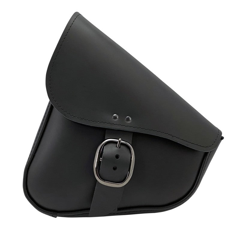 Willie & Max - WAM59823-08 - Willie & Max HD Softails, Yamaha Rd Stars, Kaw Vulcan 900, Suz C50 Leather Swingarm Bag - Black - Shipped in Europe - Tuningsupply.com