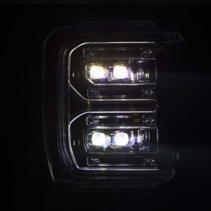 AlphaRex 880894 - ARX880894 - AlphaRex 23-26 Ford F-250 SD NOVA LED Proj Headlights Alpha Blk w/Activ Light/Seq Signal/Switchback - Shipped in Europe - Tuningsupply.com