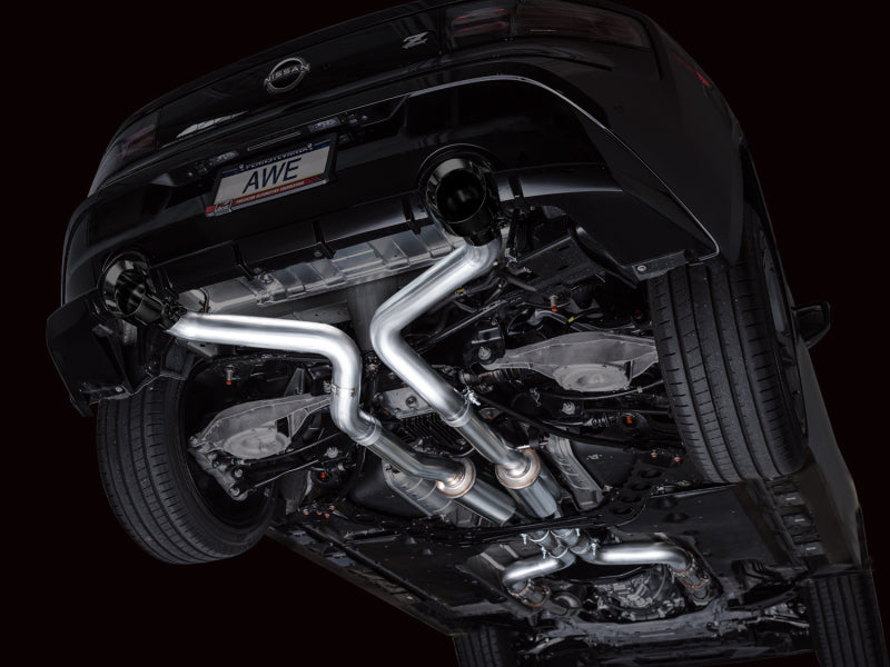AWE Tuning 3020-33400 - AWE3020-33400 - AWE 2023 Nissan Z RZ34 RWD Track Edition Catback Exhaust System w/ Diamond Black Tips - Shipped in Europe - Tuningsupply.com
