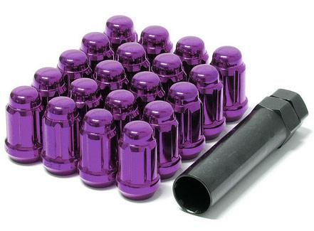 Wheel Mate 41886L - WHM41886L - Wheel Mate Muteki Closed End Lug Nuts - Purple 12x1.50 - Shipped in Europe - Tuningsupply.com