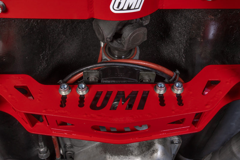 UMI Performance 3108-R - UMI3108-R - UMI Performance 78-88 GM G-Body Modular Adjustable Transmission Crossmember - Red - Shipped in Europe - Tuningsupply.com