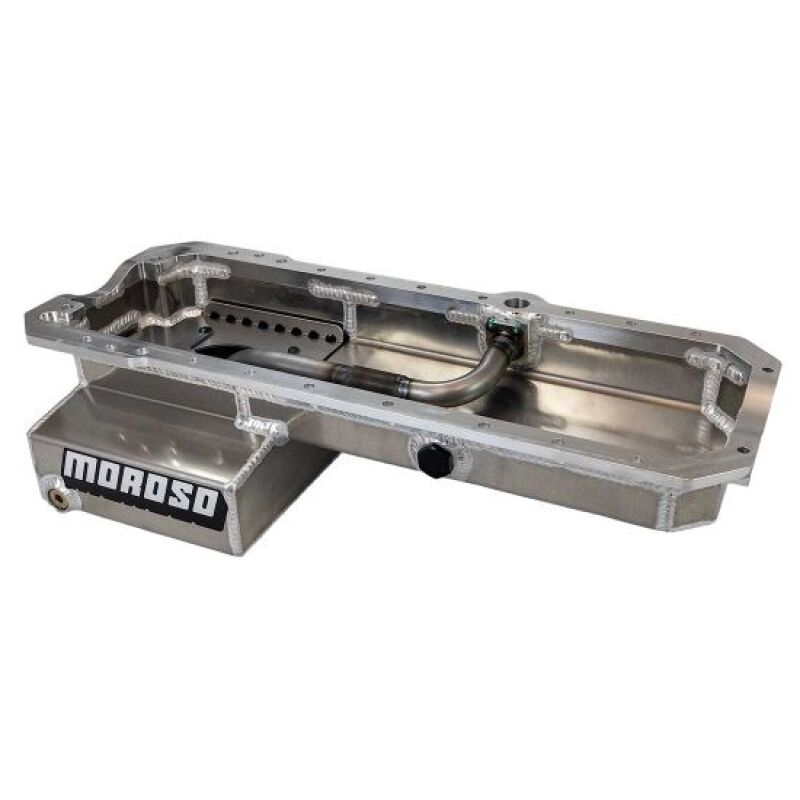 Moroso 20948 - MOR20948 - Moroso Toyota 1JZ/2JZ Aluminum Road Race Baffled Wet Sump Oil Pan (5.75in Deep / 6QT) - Shipped in Europe - Tuningsupply.com