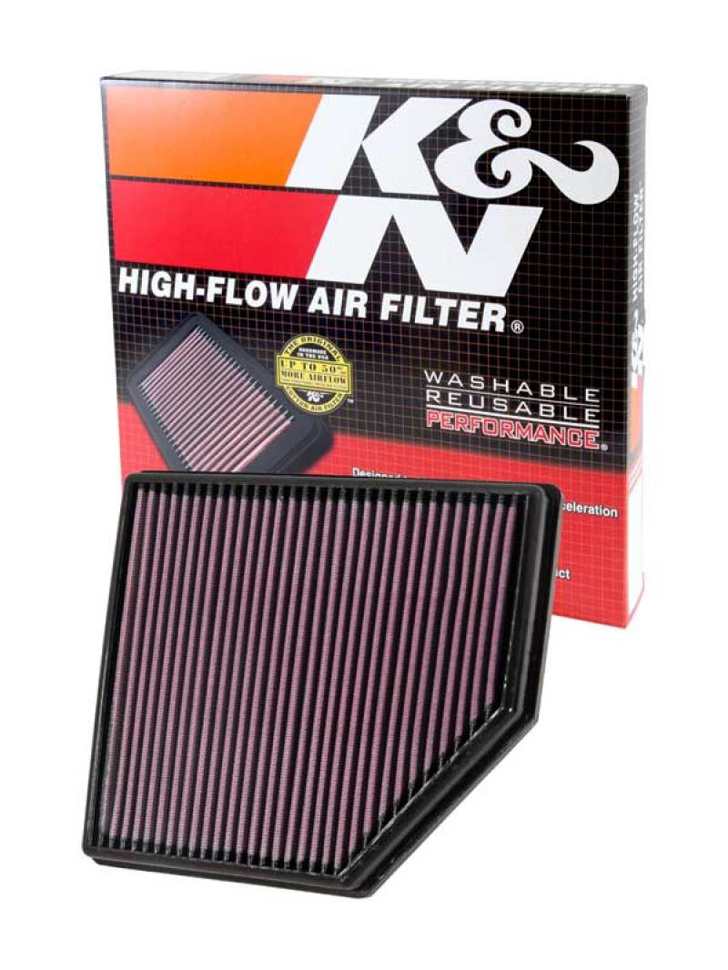 K&N Engineering 33-2418 - KNN33-2418 - K&N Replacement Air Filter VOLVO S80 3.2L L6; 2008 - Shipped in Europe - Tuningsupply.com