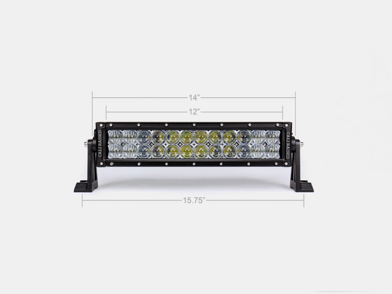 Cali Raised LED CR2301 - CALCR2301 - Cali Raised 14 Dual Row 5D Optic Osram Led Bar - Combo - Shipped in Europe - Tuningsupply.com