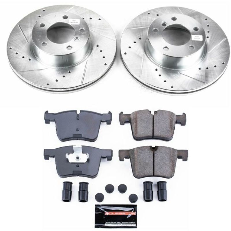 PowerStop K6743 - PSBK6743 - Power Stop 14-16 BMW 228i Front Z23 Evolution Sport Brake Kit - Shipped in Europe - Tuningsupply.com