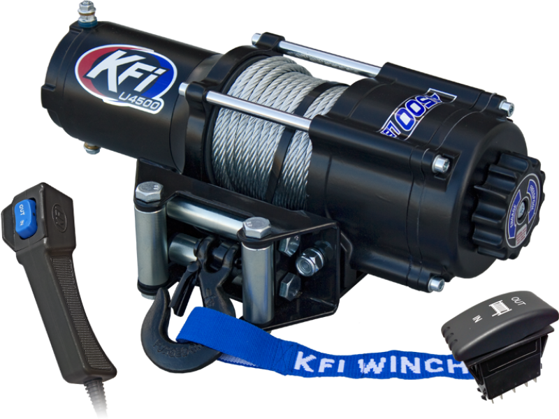 KFI - KFIU45-R2 - KFI Winch 4500 UTV w/Dash Switch - Shipped in Europe - Tuningsupply.com