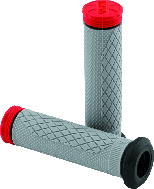 ProTaper 024878 - PTR024878 - ProTaper Tri Density Full Diamond ATV Grips - Red - Shipped in Europe - Tuningsupply.com