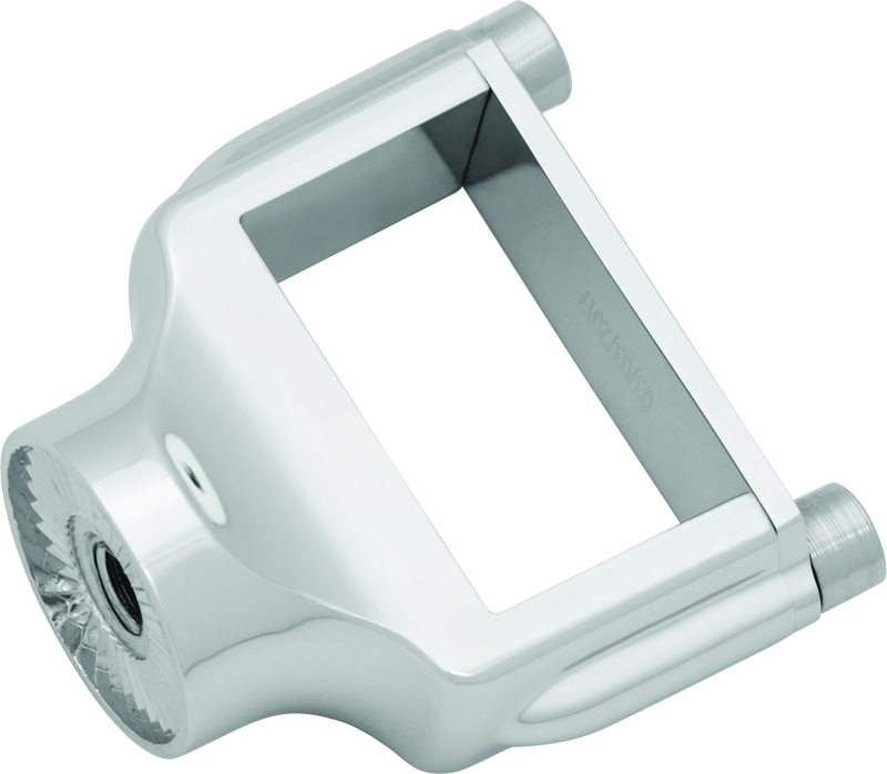 Kuryakyn 3186 - KUR3186 - Kuryakyn Side Mount License Plate Holder Clamp 86-22 XL Models Chrome - Shipped in Europe - Tuningsupply.com