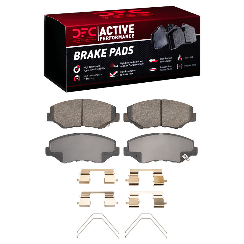 DFC 1115-0914-01 - DFC1115-0914-01 - DFC 02-21 Acura ILX Front Active Performance Pads and Hardware Kit - Shipped in Europe - Tuningsupply.com
