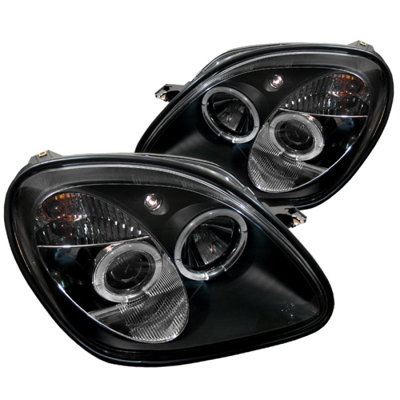 SPYDER 5011190 - SPY5011190 - Spyder Mercedes Benz SLK 98-04 1PC Projector Halogen Model- LED Halo Blk PRO-YD-MBSLK98-1PC-HL-BK - Shipped in Europe - Tuningsupply.com