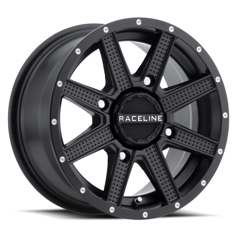 Raceline A92B-47011-47 - RCLA92B-47011-47 - Raceline A92B Hostage 14x7in / 4x156 BP / 2+5 -47mm Offset / 83.8mm Bore - Satin Black Wheel - Shipped in Europe - Tuningsupply.com