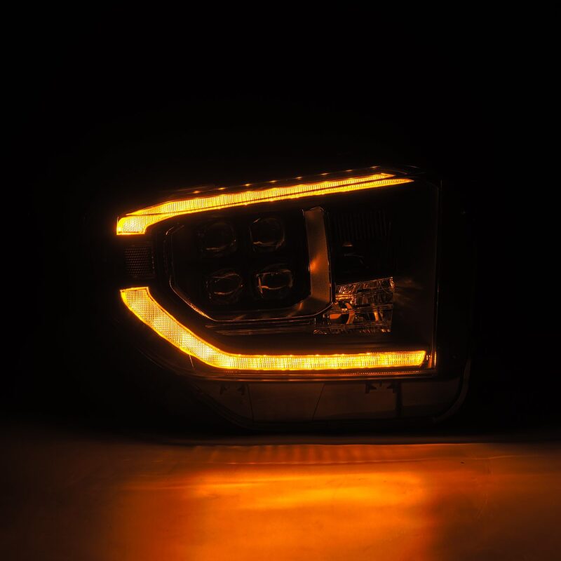 AlphaRex 880833 - ARX880833 - AlphaRex 14-21 Toyota Tundra NOVA-Series LED Proj Headlights Blk w/Actv Light & Seq. Sig + DRL - Shipped in Europe - Tuningsupply.com