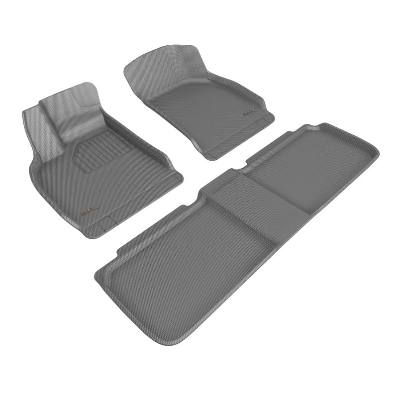 3D MAXpider L1LU00001501 - ACEL1LU00001501 - 3D MAXpider 22-23 Lucid Air Kagu Floor Mat- Gray R1 R2 - Shipped in Europe - Tuningsupply.com