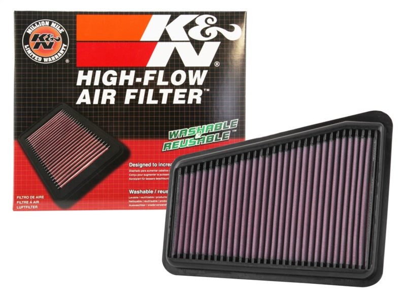 K&N Engineering 33-5067 - KNN33-5067 - K&N 2018 Kia Stinger GT V6-3.3L Left Side Drop In Air Filter - Shipped in Europe - Tuningsupply.com