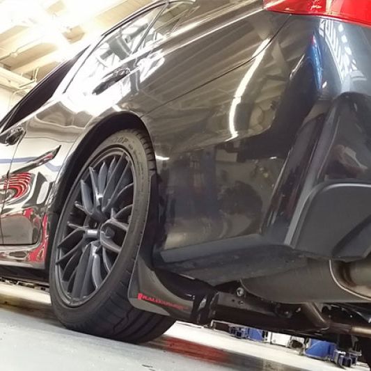 Rally Armor MF32-UR-BLK/GRY - RALMF32-UR-BLK/GRY - Rally Armor 15-21 Subaru WRX/STI Black UR Mud Flap w/Grey Logo - Shipped in Europe - Tuningsupply.com