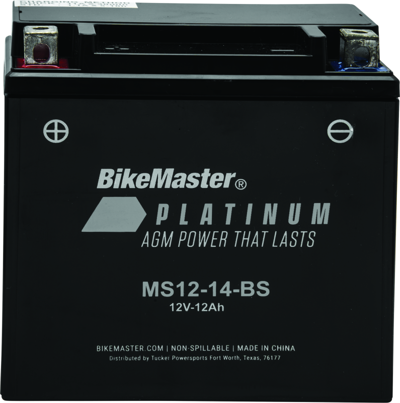 BikeMaster 780713 - BKM780713 - BikeMaster AGM Battery - MS12-14-BS - Shipped in Europe - Tuningsupply.com