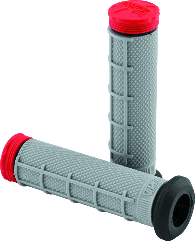 ProTaper 024866 - PTR024866 - ProTaper Tri Density ATV 1/2 Waffle Grips - Red - Shipped in Europe - Tuningsupply.com