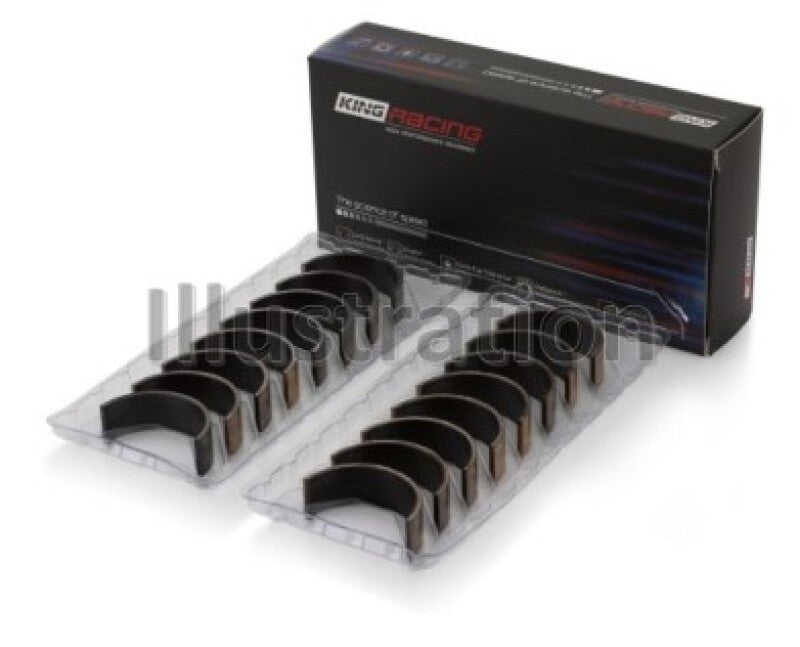 King Engine Bearings GCR803XPN - KINGCR803XPN - King Engine Bearings 55-67 Ford 265/283/302/327 V8 Performance Rod Bearing Set - Size STD - Shipped in Europe - Tuningsupply.com