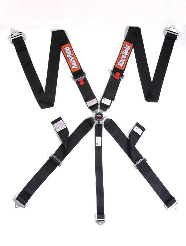 Racequip 742002RQP - RQP742002RQP - RaceQuip Black SFI CAMLOCK 5pt PU Lap Seat Belt - Shipped in Europe - Tuningsupply.com