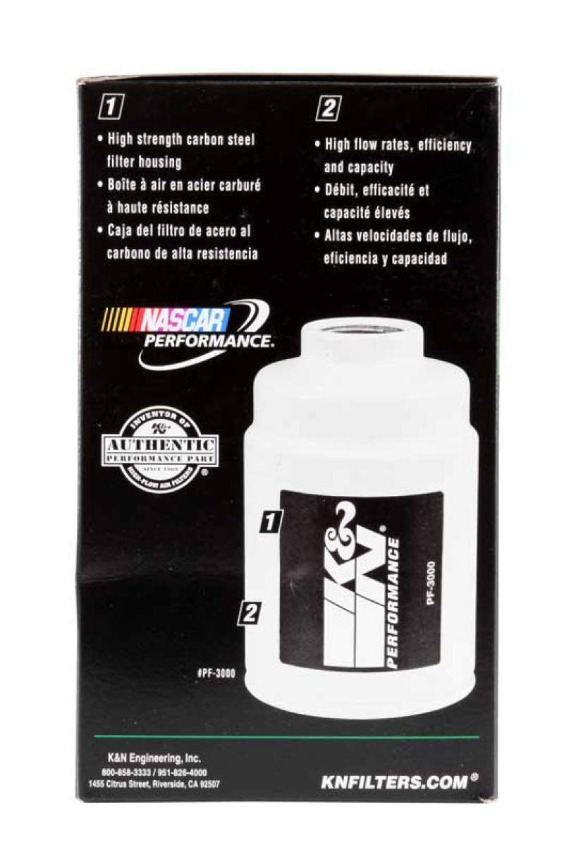 K&N Engineering PF-3000 - KNNPF-3000 - K&N Cellulose Media Fuel Filter 3.5in OD x 6.281in L - Shipped in Europe - Tuningsupply.com