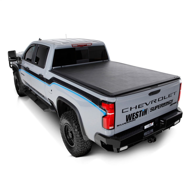 Westin 19-13995 - WES19-13995 - Westin 2024 Chevrolet Silverado 2500HD Soft Roll Tonneau Cover - Black - Shipped in Europe - Tuningsupply.com