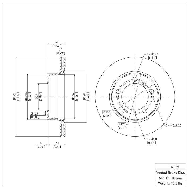 DFC 600-02029 - DFC600-02029 - DFC 97-04 Porsche Boxster Rear Brake Rotor - Shipped in Europe - Tuningsupply.com