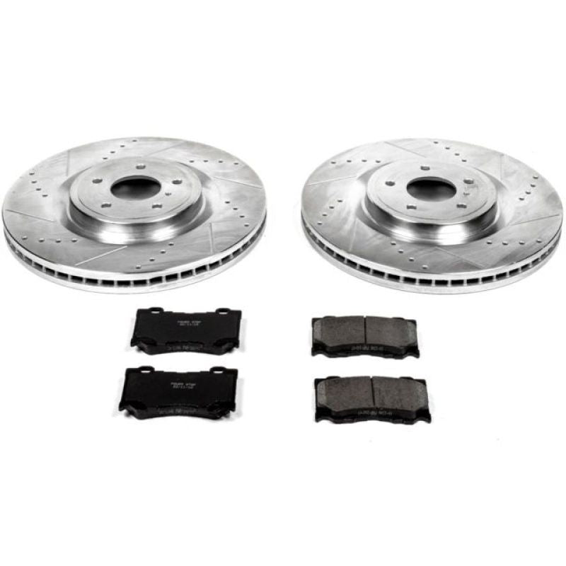 PowerStop K2915 - PSBK2915 - Power Stop 09-13 Infiniti FX50 Front Z23 Evolution Sport Brake Kit - Shipped in Europe - Tuningsupply.com