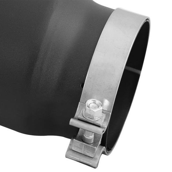 aFe 49T50601-B12 - AFE49T50601-B12 - aFe Diesel Exhaust Tip Bolt On Black 5in Inlet x 6in Outlet x 12in Long - Shipped in Europe - Tuningsupply.com