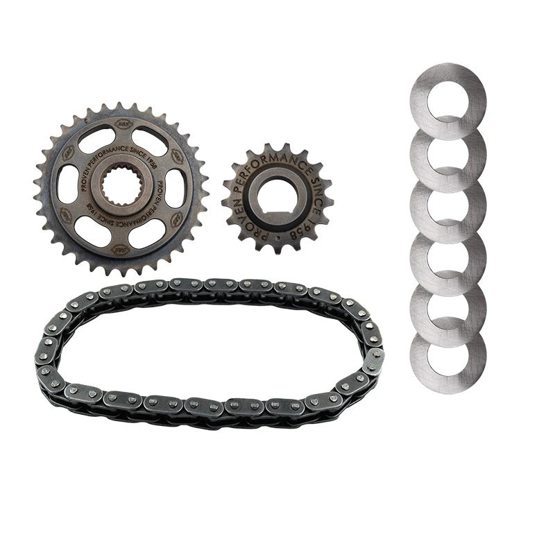 S&S Cycle 330-0842 - SSC330-0842 - S&S Cycle 2017+ M8 Models Camshaft Chain Drive Kit - Incl. Chain, Sprockets, & Shims - Shipped in Europe - Tuningsupply.com
