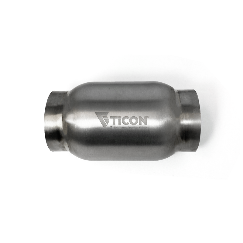 Ticon 115-07623-0005 - TIC115-07623-0005 - Ticon Industries 3in Titanium Bullet Resonator 4in Body x 12in OAL - Shipped in Europe - Tuningsupply.com
