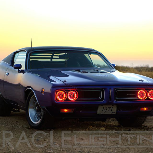 ORACLE Lighting 6904-003 - ORL6904-003 - Oracle Pre-Installed Lights 5.75 IN. Sealed Beam - Red Halo - Shipped in Europe - Tuningsupply.com