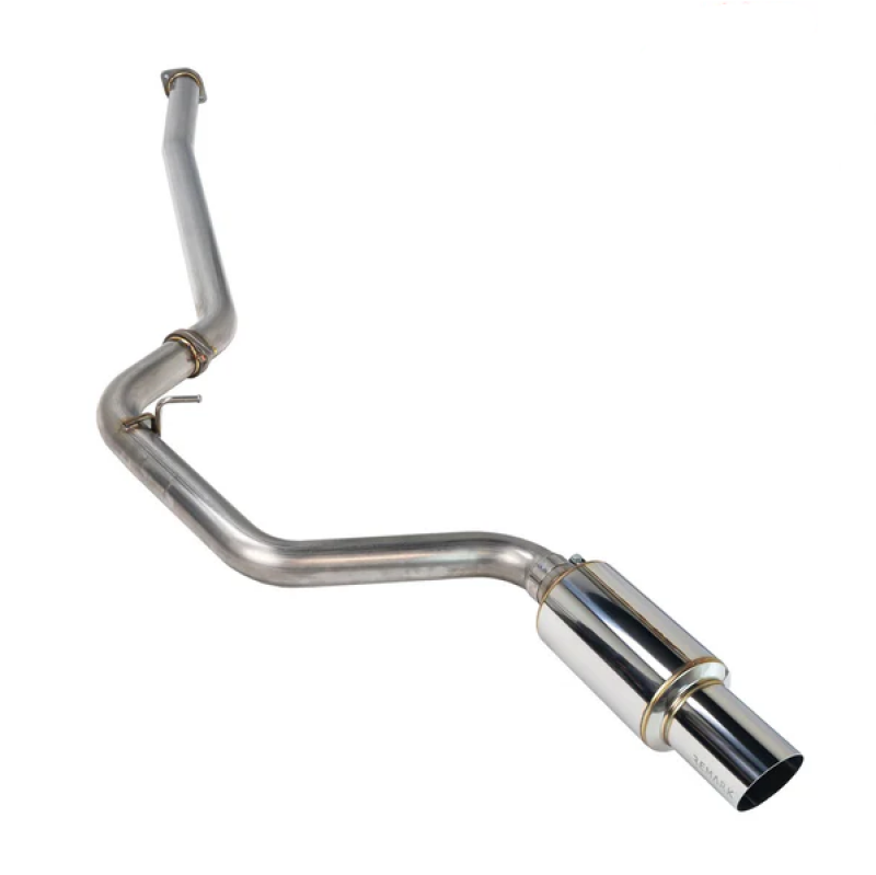 Remark RK-C1076S-02 - REMRK-C1076S-02 - Remark 08-14 Subaru WRX / STI Hatch Cat-Back Exhaust R1 Spec Single Exit Stainless Steel - Shipped in Europe - Tuningsupply.com