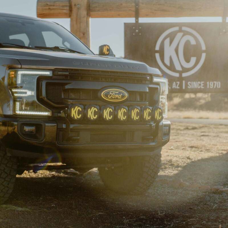 KC HiLiTES 7356 - KCL7356 - KC HiLiTES 17-24 Ford Super Duty GEN 4-5 Light Bar Mount Front Bumper - Shipped in Europe - Tuningsupply.com