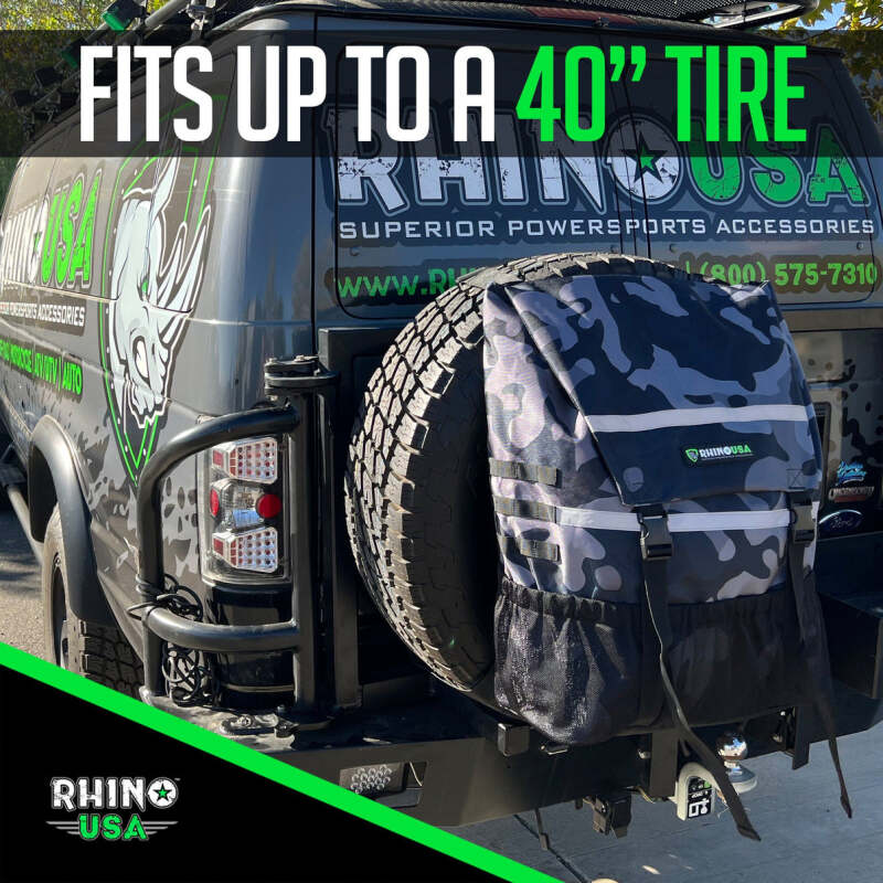 Rhino USA TIREBAG-BLK - RSATIREBAG-BLK - Rhino USA Spare Tire Trash Bag - Black - Shipped in Europe - Tuningsupply.com
