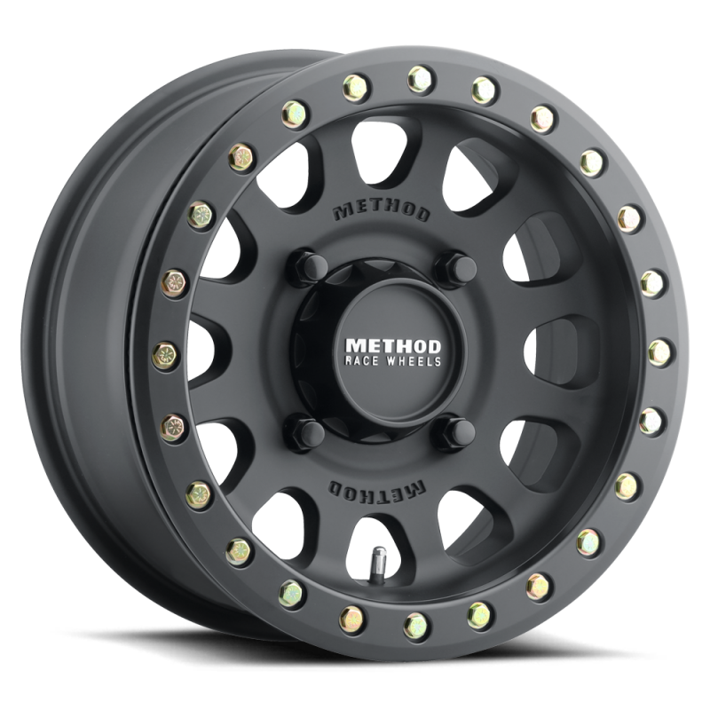 Method Wheels MR40157012552B - MRWMR40157012552B - Method MR401 UTV Beadlock 15x7 / 5+2/38mm Offset / 5x4.5 / 72 CB Matte Black Wheel - Shipped in Europe - Tuningsupply.com