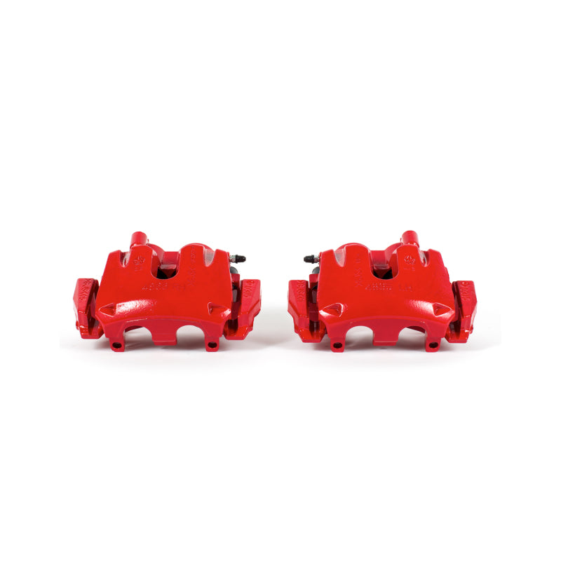PowerStop S5296 - PSBS5296 - Power Stop 11-17 Dodge Durango Front Red Calipers w/Brackets - Pair - Shipped in Europe - Tuningsupply.com