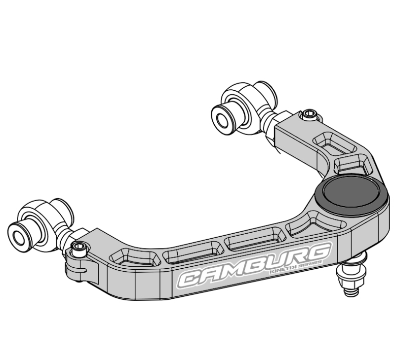 Camburg CAM-110211-GRY - CMBCAM-110211-GRY - Camburg Ford F-150 2WD/4WD 21-23 KINETIK V2 Performance Billet Uniball Upper Arms - Shipped in Europe - Tuningsupply.com