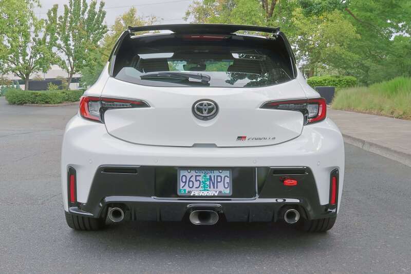 Perrin Performance PTP-BDY-251RD - PERPTP-BDY-251RD - PERRIN 23-26 Toyota GR Corolla Rear Tow Hook - Red - Shipped in Europe - Tuningsupply.com