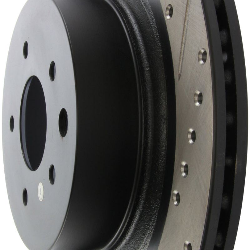 Stoptech 127.42101L - STO127.42101L - StopTech Infiniti G37 / Nissan 370Z SportStop Slotted & Drilled Rear Left Rotor - Shipped in Europe - Tuningsupply.com