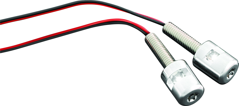 Kuryakyn 9199 - KUR9199 - Kuryakyn Led License Plate Bolt Lights Chrome - Shipped in Europe - Tuningsupply.com