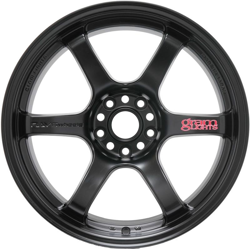 Gram Lights WGIQ38DH - GLSWGIQ38DH - Gram Lights 57DR 17x9.0 +38 5x100 Semi Gloss Black Wheel - Shipped in Europe - Tuningsupply.com