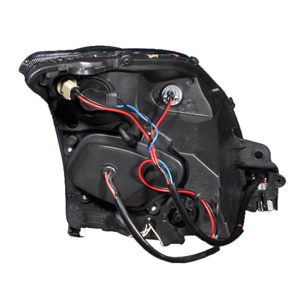 ANZO 121276 - ANZ121276 - ANZO 2007-2012 Nissan Sentra Projector Headlights Black - Shipped in Europe - Tuningsupply.com