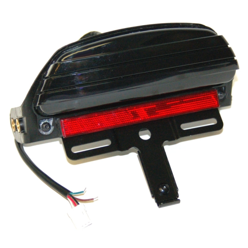 Letric Lighting LLC-STTL-SS - LETLLC-STTL-SS - Letric Lighting 2006+ FXST Model Softail Replacement LED Taillight - Smoked Lens Fits - Shipped in Europe - Tuningsupply.com