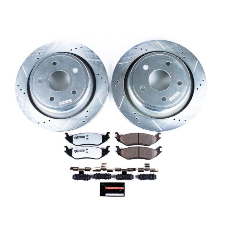 PowerStop K2172-36 - PSBK2172-36 - Power Stop 11-18 Ram 1500 Rear Z36 Truck & Tow Brake Kit - Shipped in Europe - Tuningsupply.com