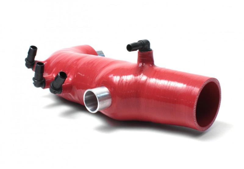 Perrin Performance PSP-INT-421RD - PERPSP-INT-421RD - PERRIN 08-14 Subaru WRX / 04-13 Forester XT / 05-09 LGT/OBXT Turbo Inlet Hose - Red - Shipped in Europe - Tuningsupply.com