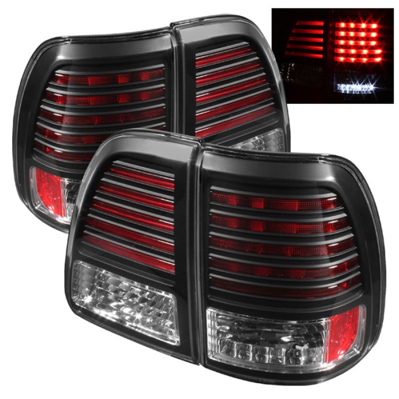 SPYDER 5007537 - SPY5007537 - Spyder Toyota Land Cruiser 98-05 LED Tail Lights Black ALT-YD-TLAN98-LED-BK - Shipped in Europe - Tuningsupply.com