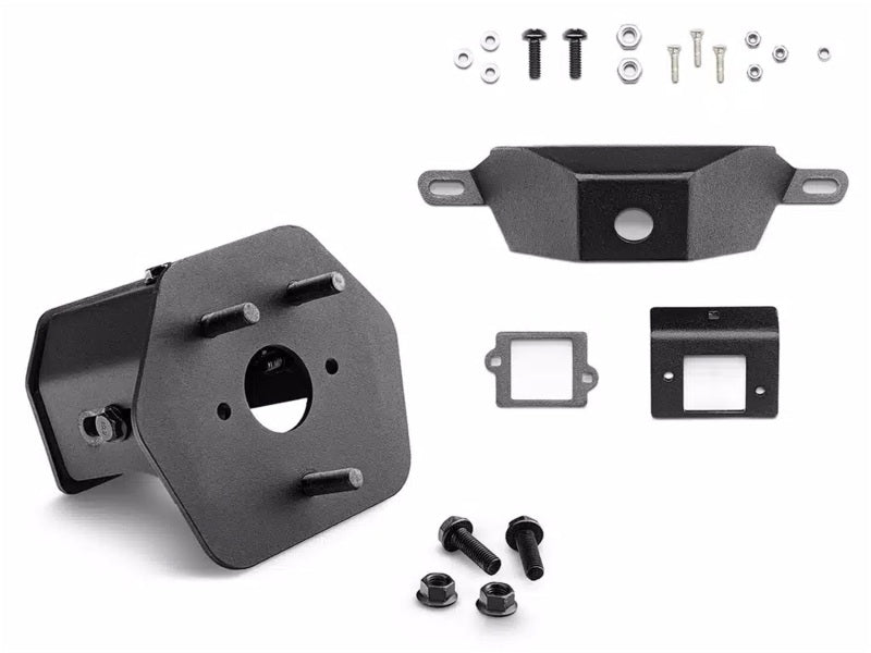 Rugged Ridge 11540.46 - RUG11540.46 - Rugged Ridge 20-24 Jeep Gladiator Wingmate Tire Mount & Camera Relocation Kit - Tex. Blk - Shipped in Europe - Tuningsupply.com